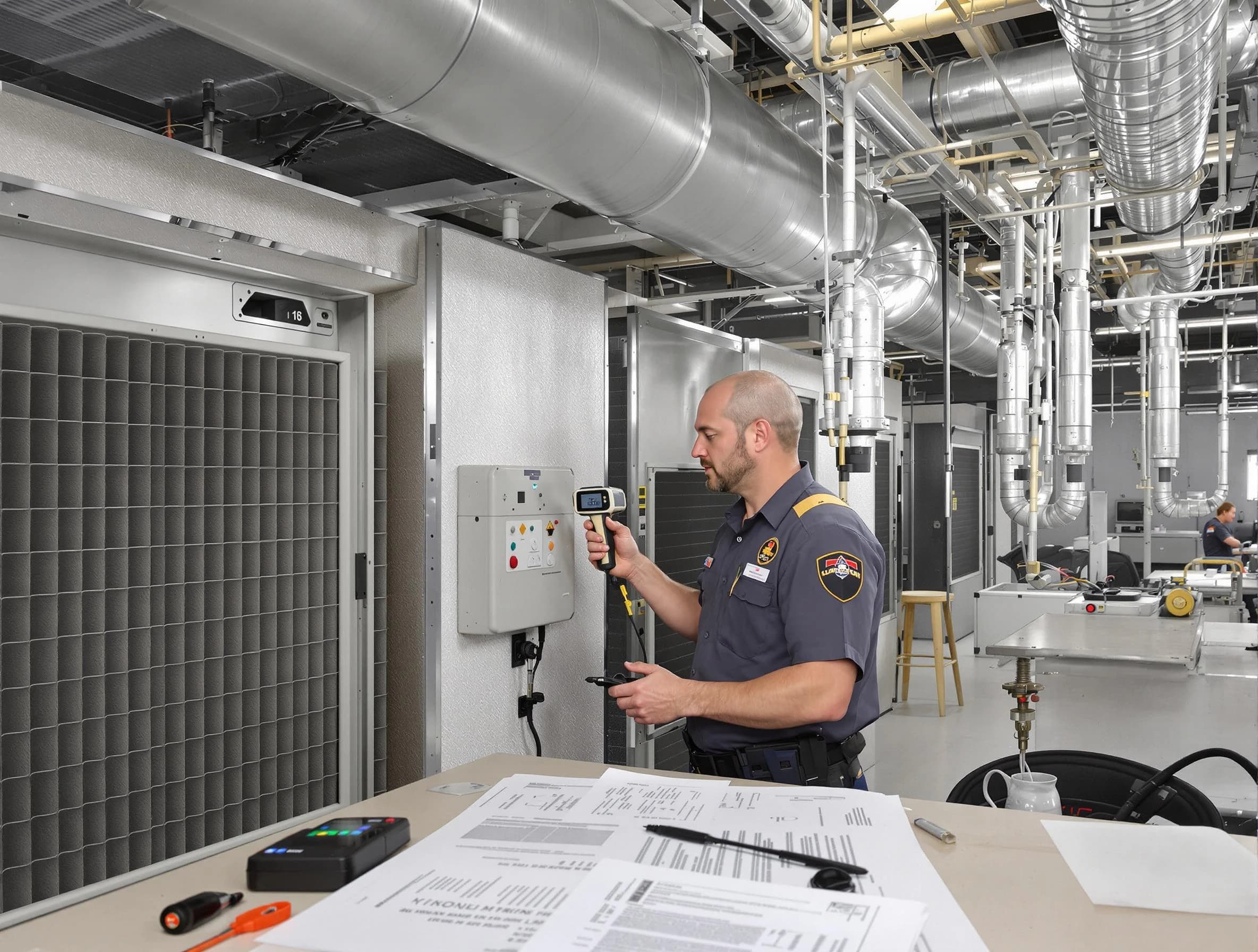 Professional filter system inspection by Midwest City Air Duct Cleaning in Midwest City