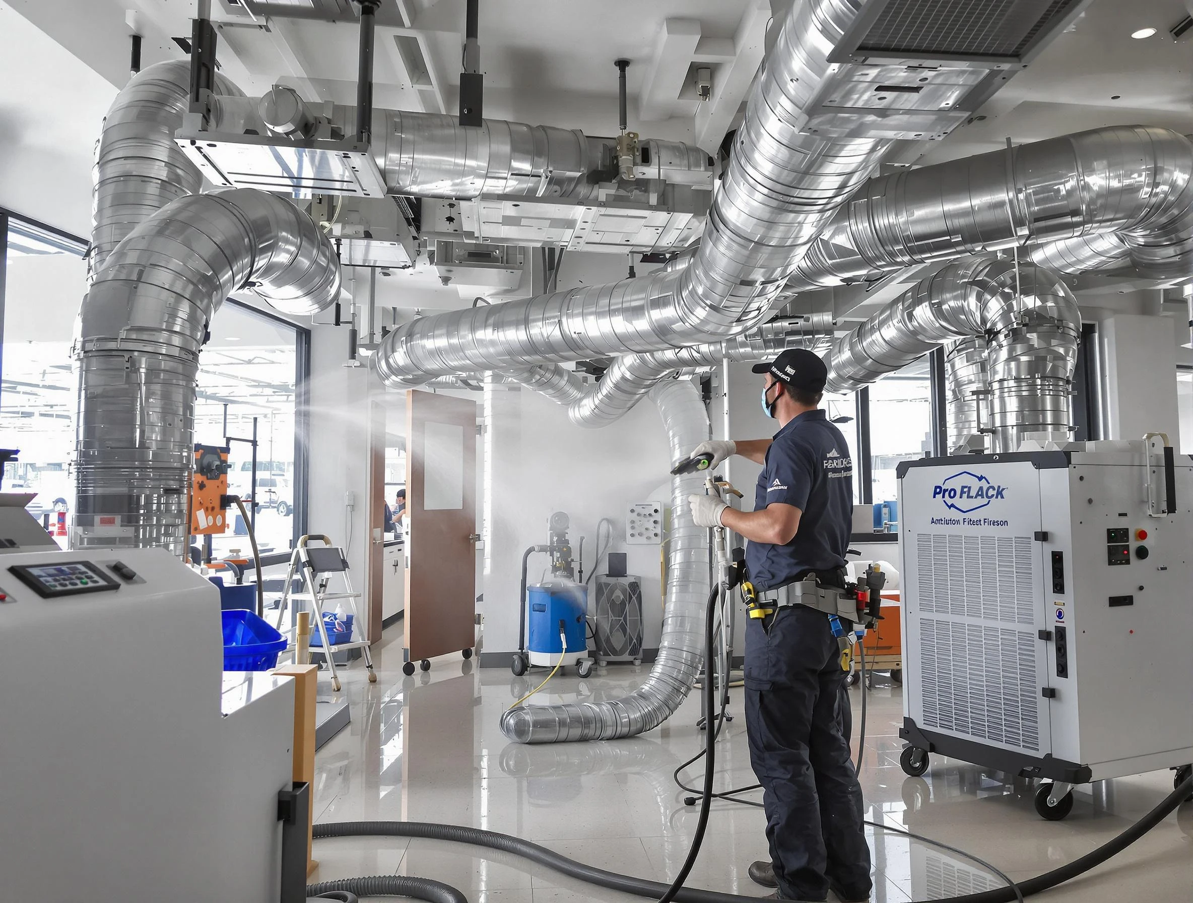 Negative Pressure Air Duct Cleaning in Midwest City