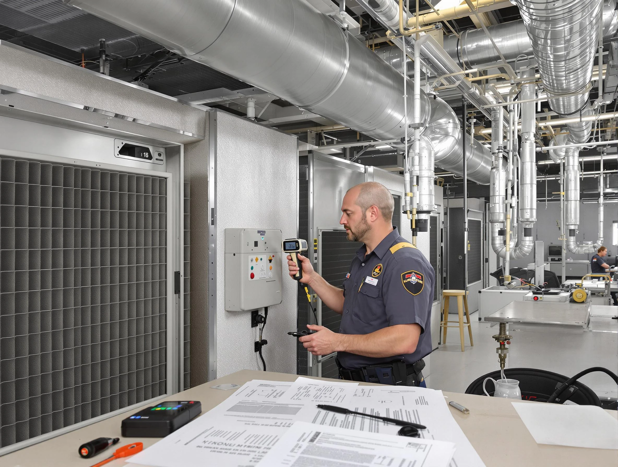 Professional filter system inspection by Midwest City Air Duct Cleaning in Midwest City