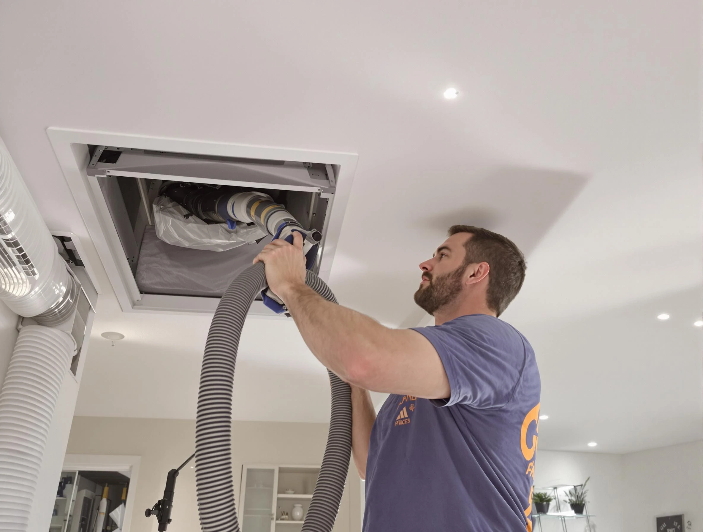 Precision indoor duct cleaning by Midwest City Air Duct Cleaning in Midwest City
