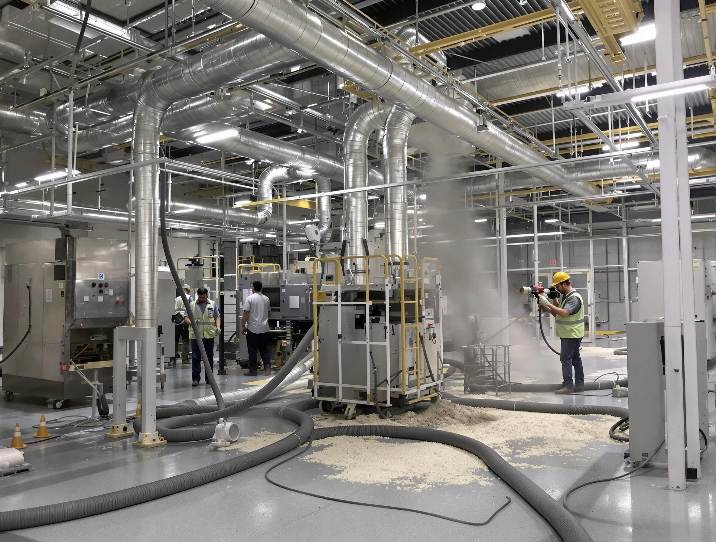 Heavy-duty industrial duct cleaning by Midwest City Air Duct Cleaning in Midwest City